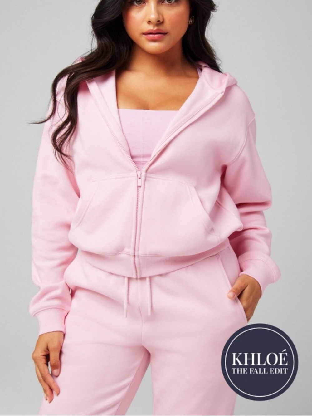 Fabletics Cozy Fleece Full Zip Hoodie